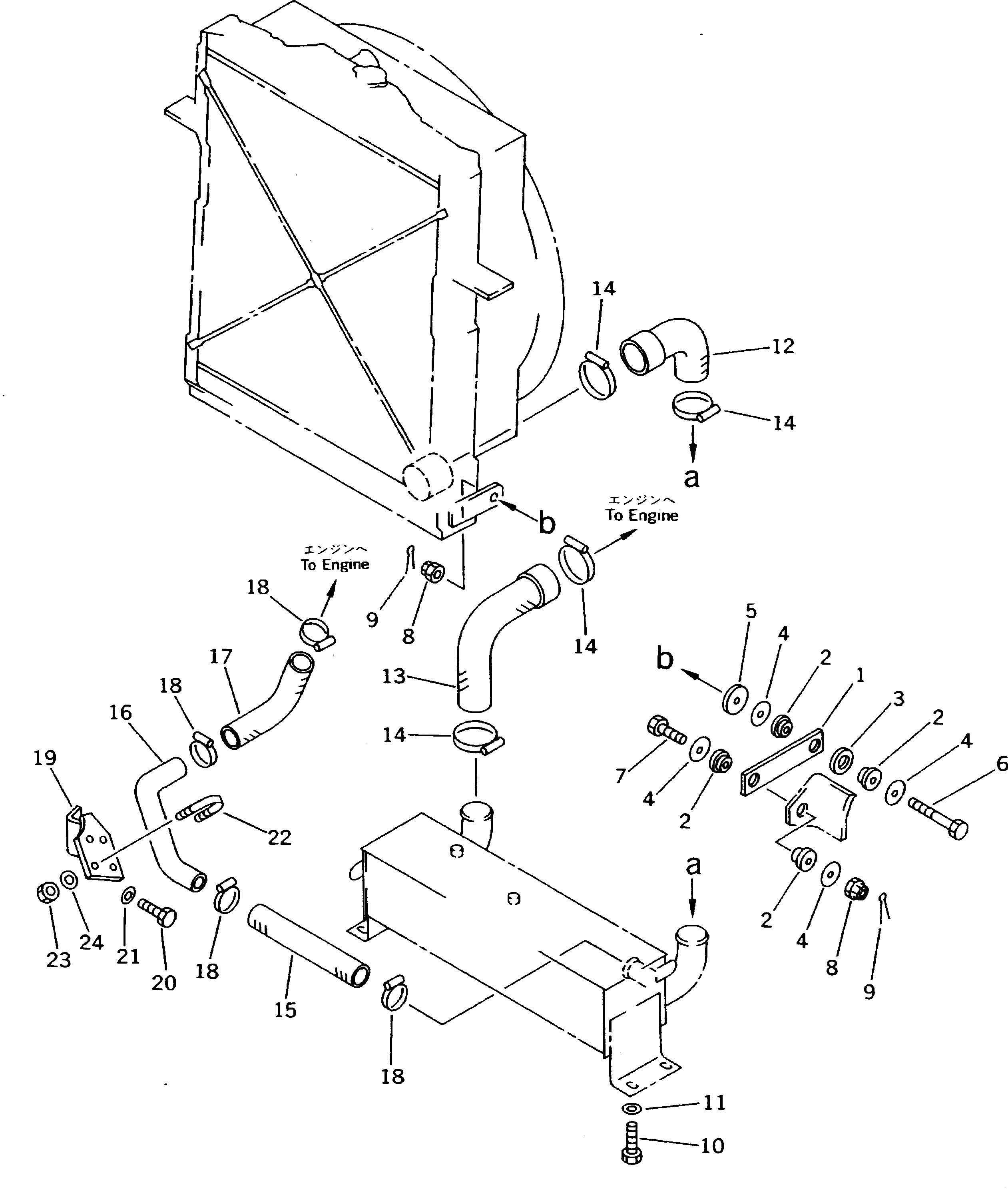 Болт 01012-51240  Komatsu