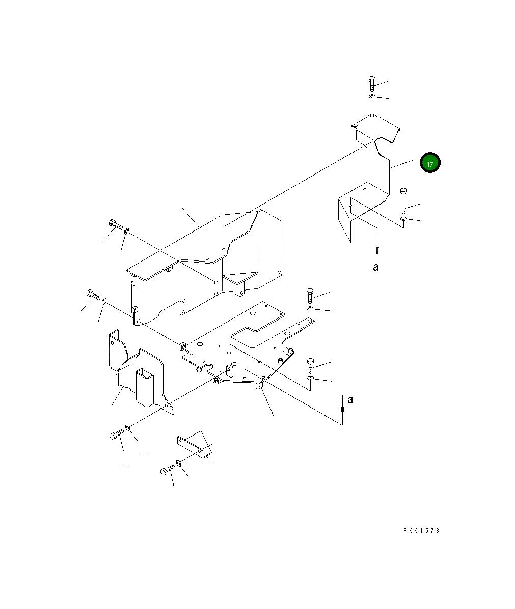 Крышка 14X-977-1550 Komatsu
