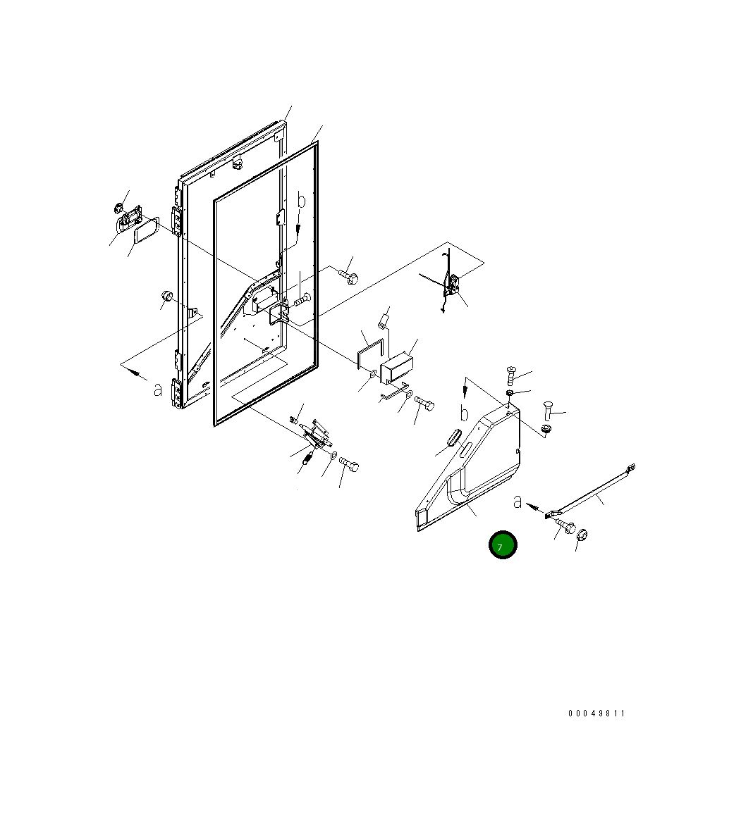 Крышка 426-925-3341 Komatsu
