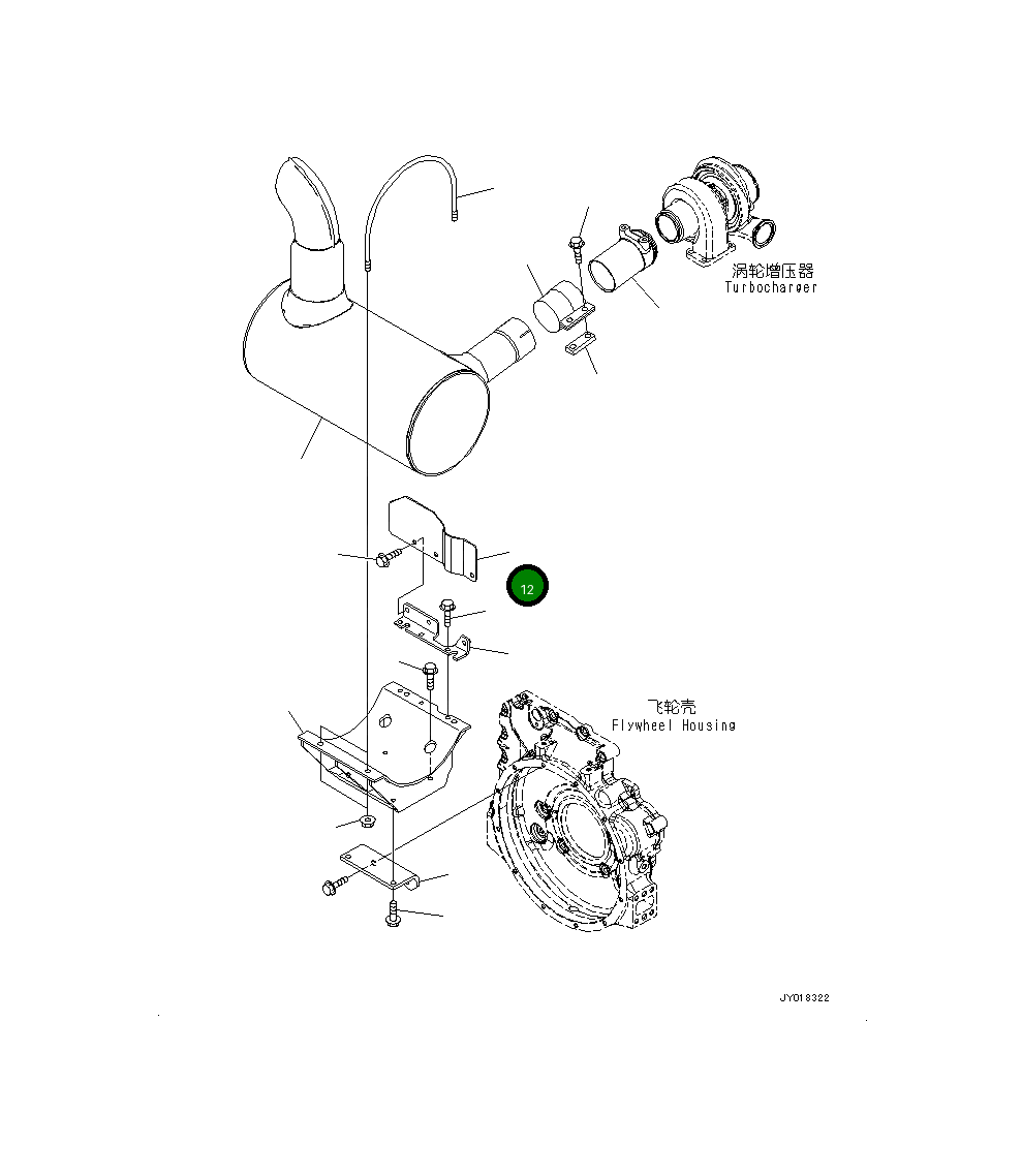 Крышка 6754-71-9770 Komatsu
