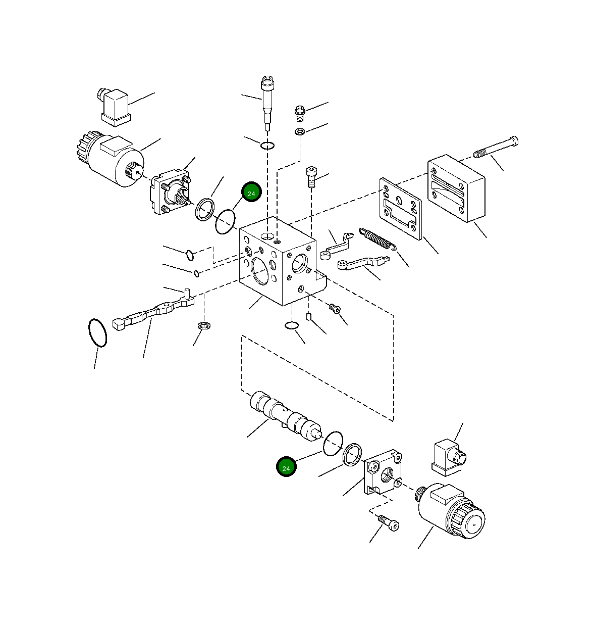 Кольцо уплотнительное (O-Ring) 1440 355 H1  Komatsu