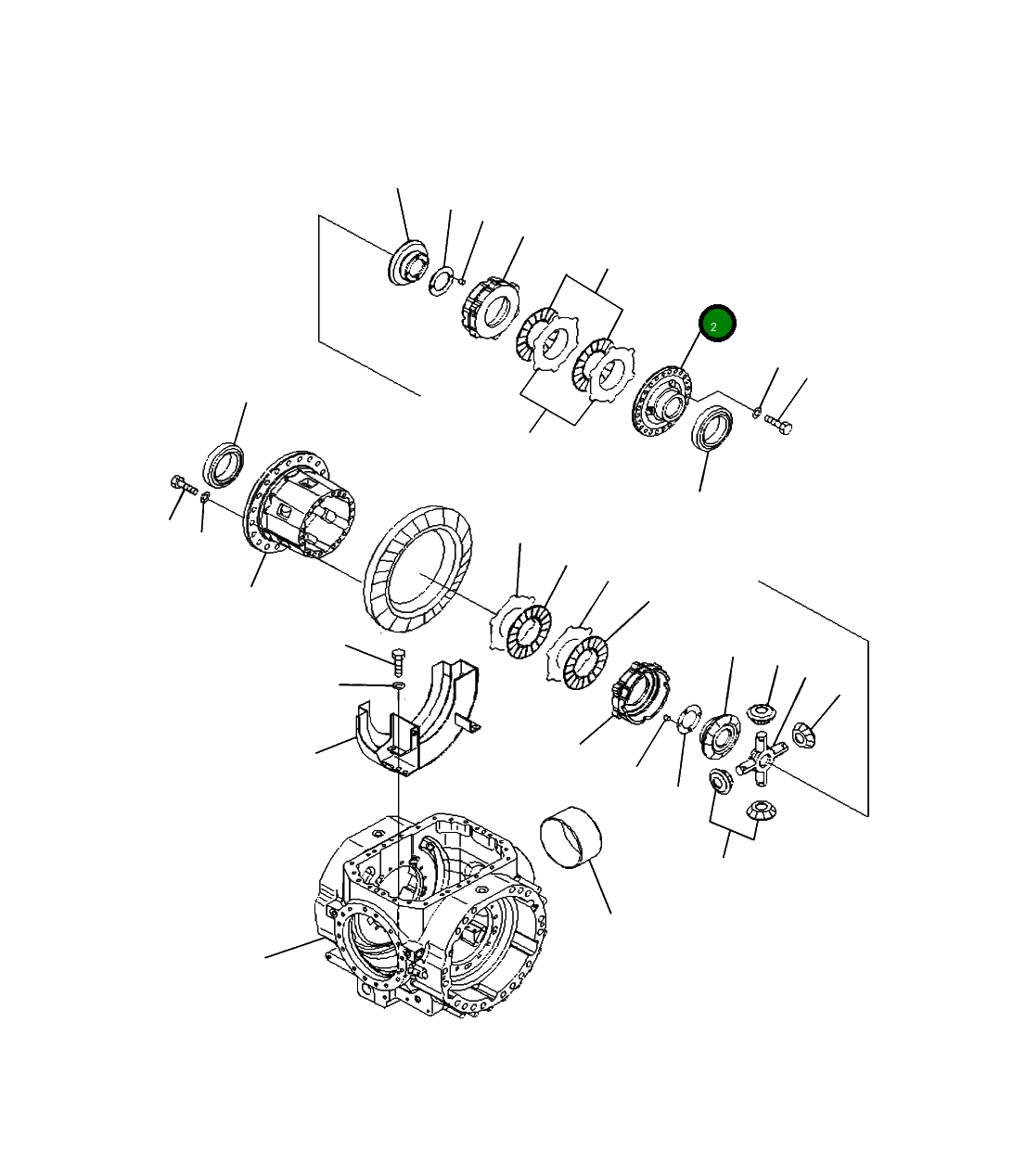 Крышка 424-22-37720  Komatsu
