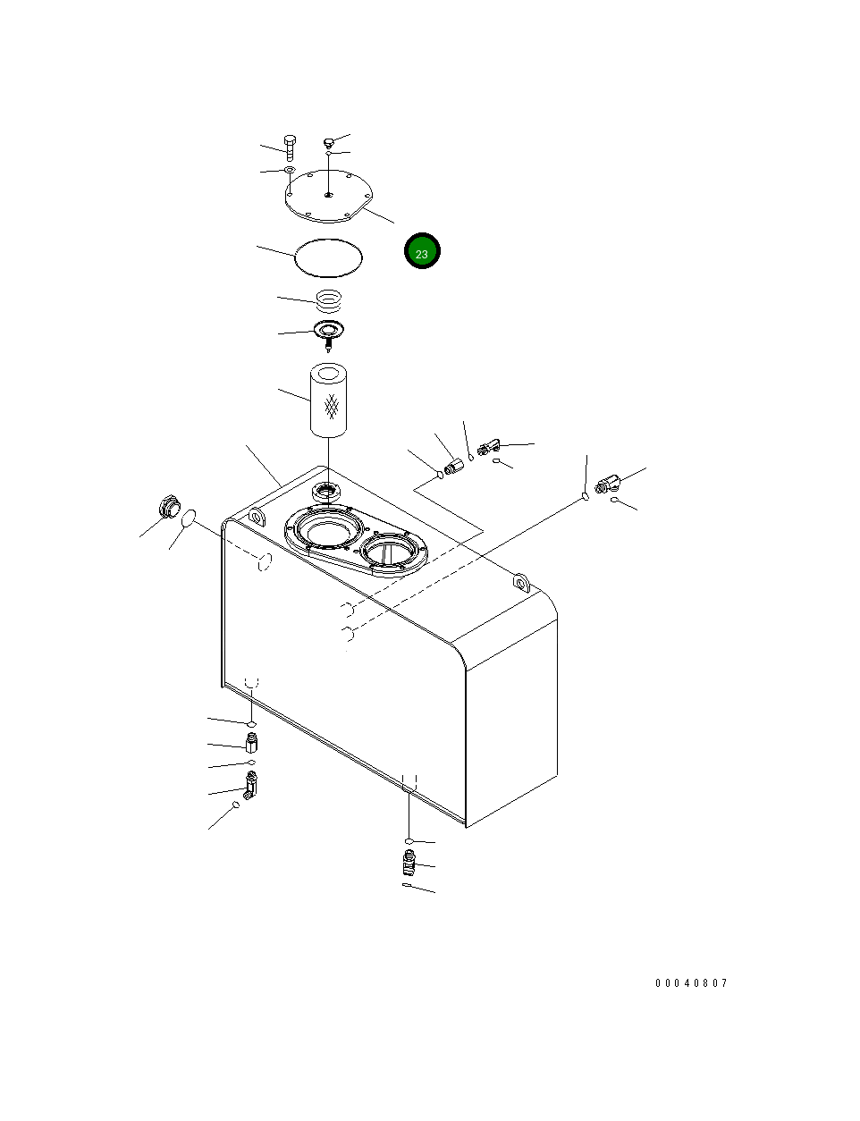 Крышка 423-60-45550 Komatsu