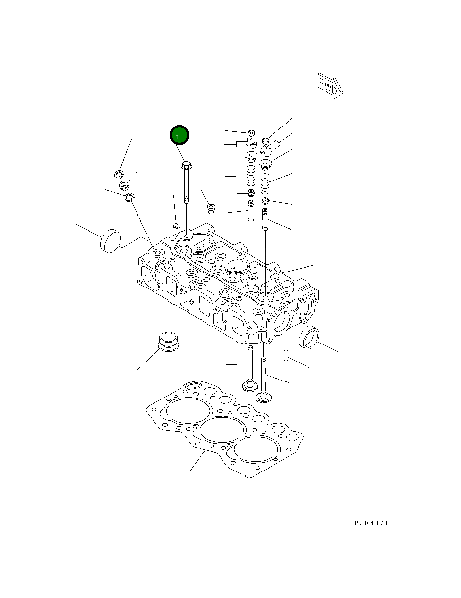 Болт 456-700 Komatsu