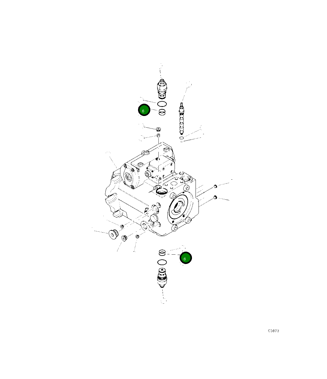 Кольцо 21603 Komatsu