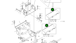 Крышка 23B-06-47710 Komatsu