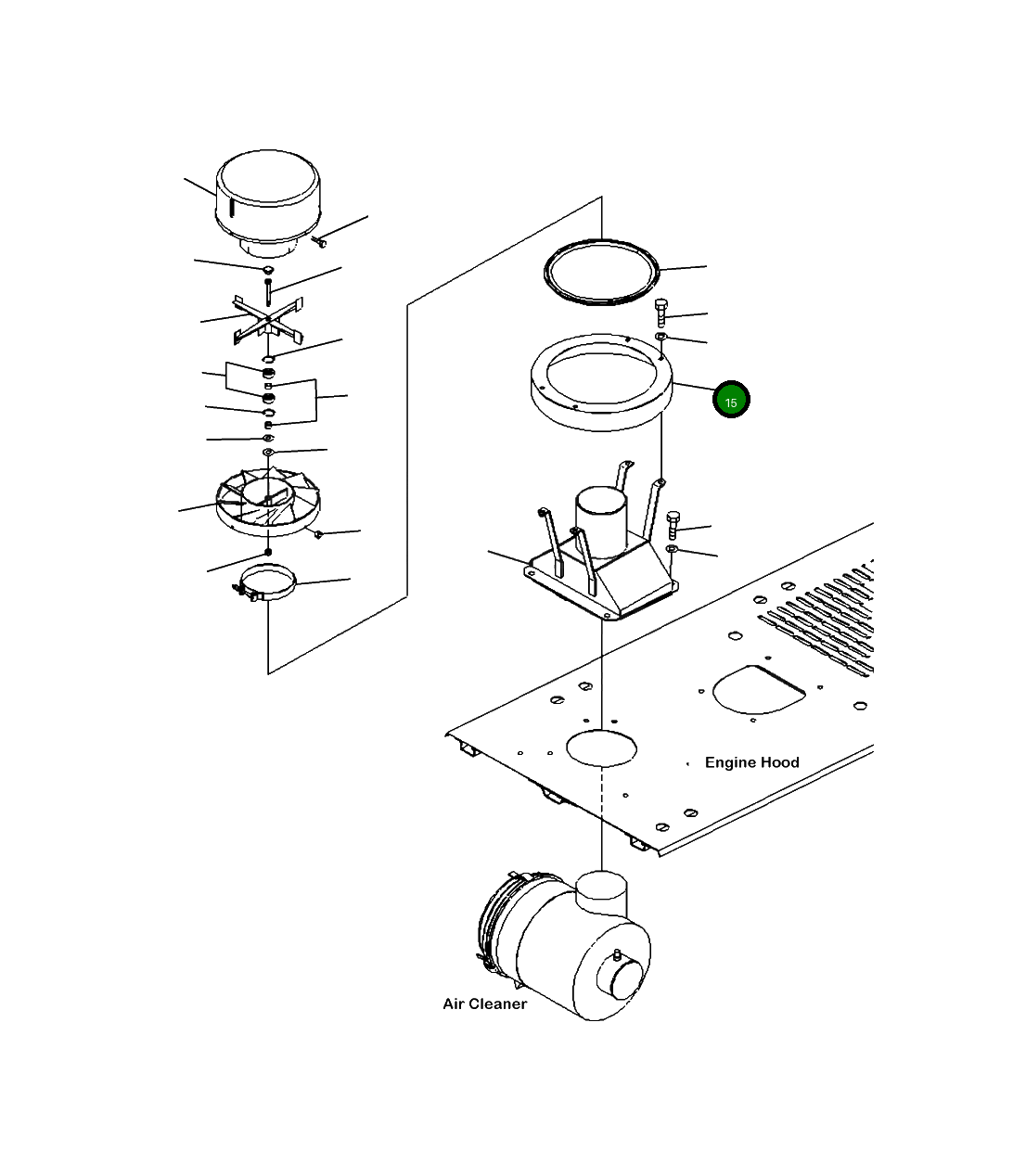 Крышка 424-U12-4120  Komatsu