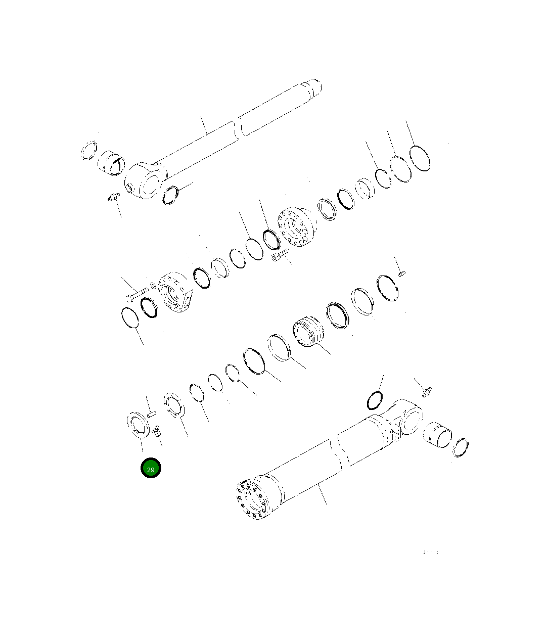 Кольцо 707-97-08501 Komatsu