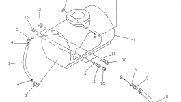 Кольцо уплотнительное (O-Ring) 41K-S92-1990  Komatsu
