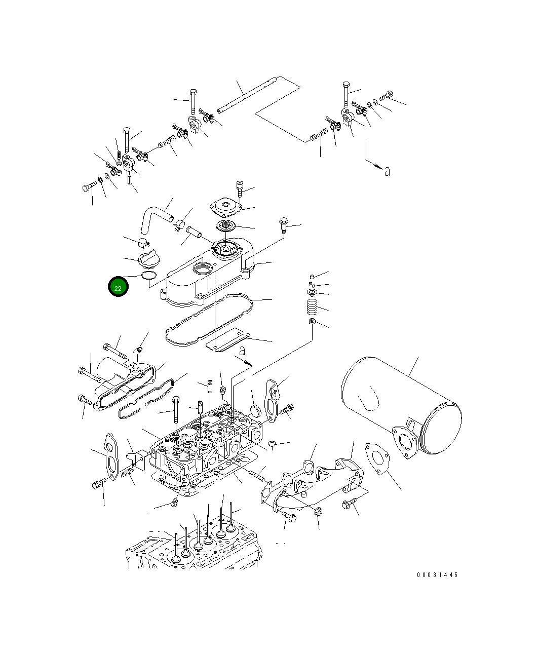 Кольцо уплотнительное (O-Ring) 460-599 Komatsu
