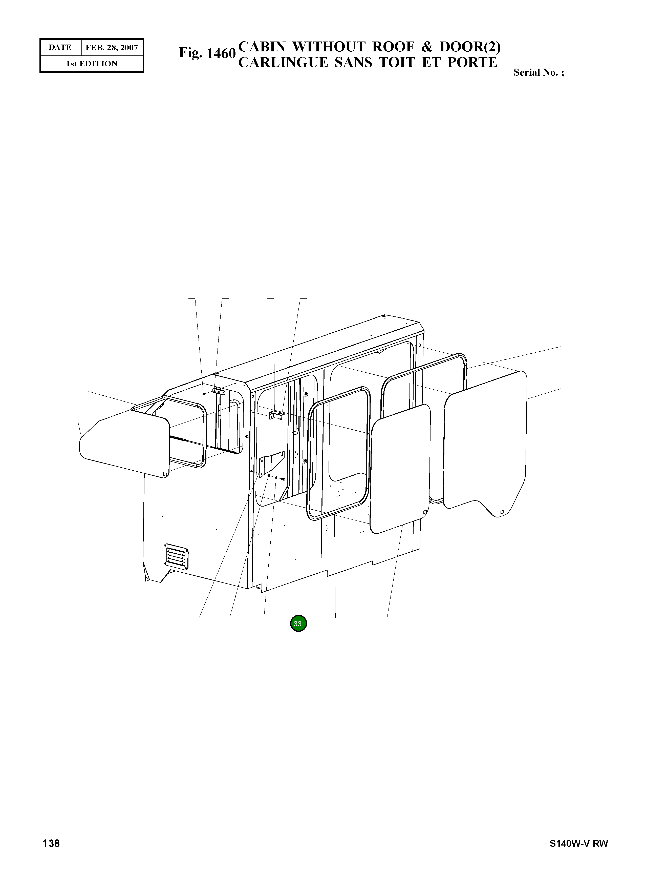 Болт HM8X20.CL8-8.B Komatsu