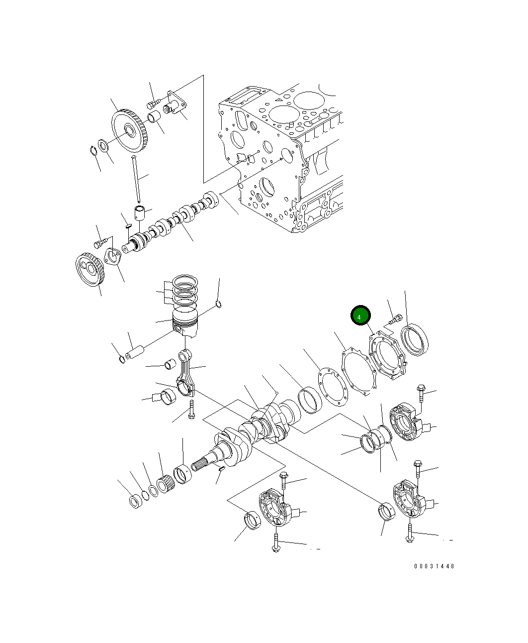 Крышка 460-289 Komatsu