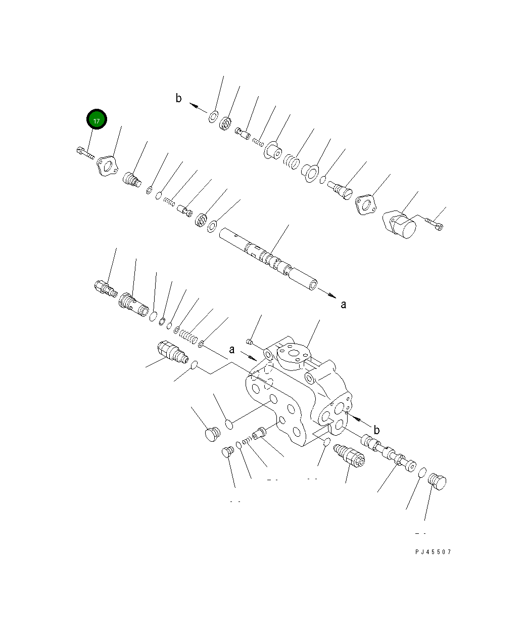 Болт 421-64-15270  Komatsu