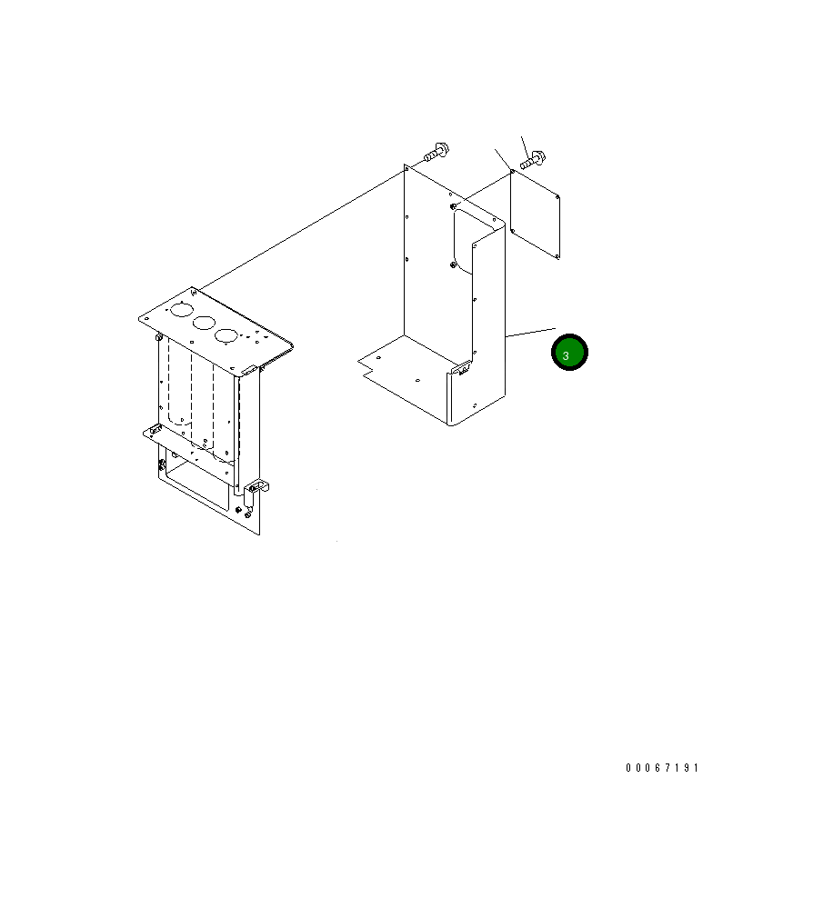 Крышка 569-43-86820 Komatsu