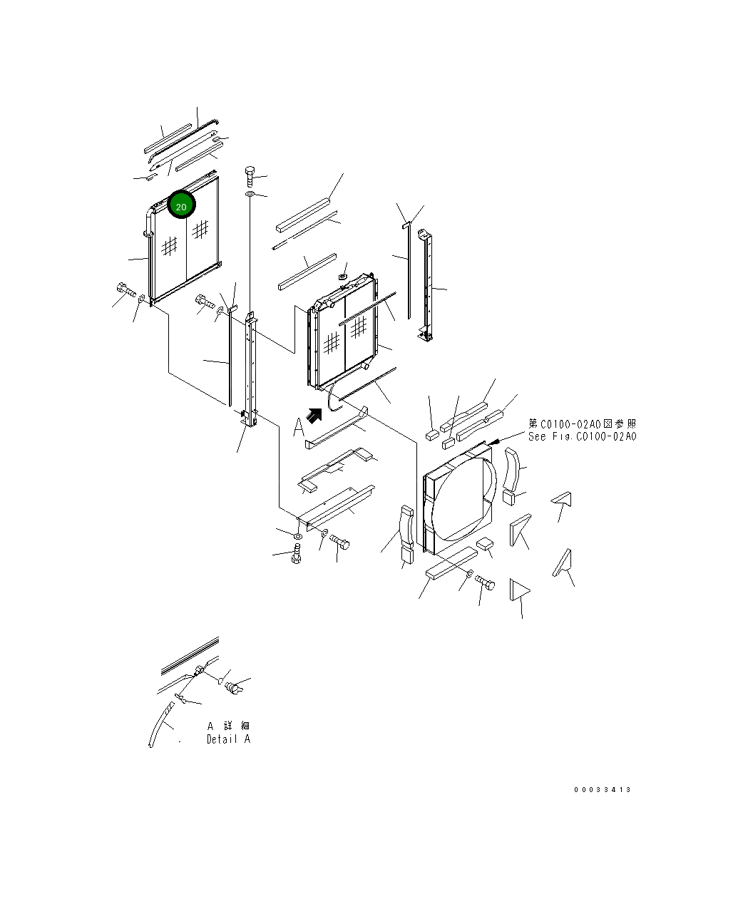 Крышка 21M-03-11770 Komatsu