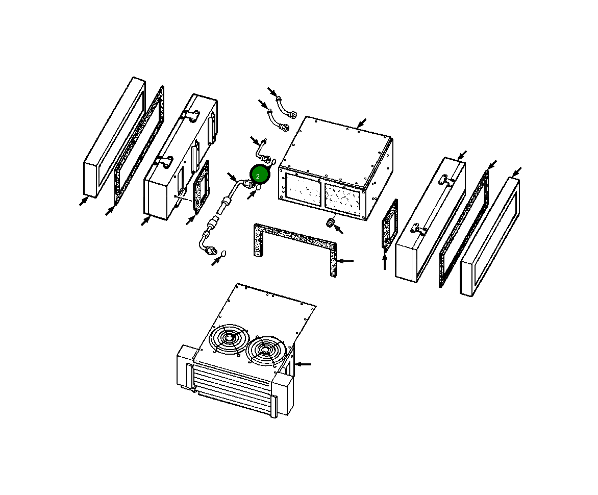 Кольцо уплотнительное (O-Ring) 383 024 R1 Komatsu