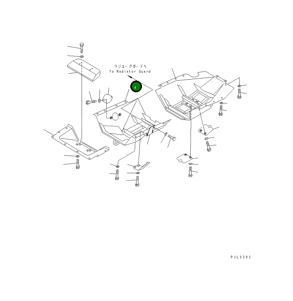 Крышка 154-54-47591  Komatsu