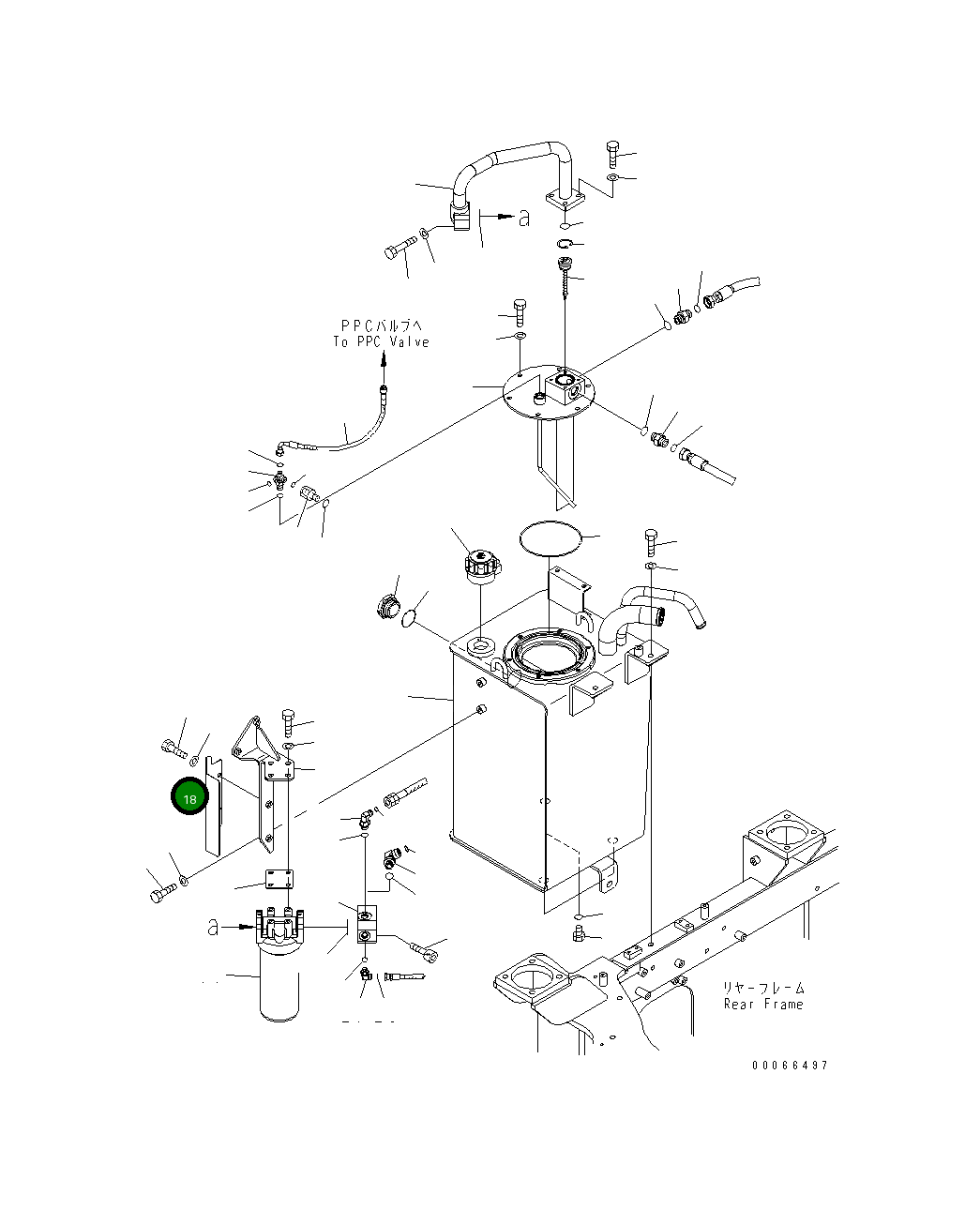 Крышка 418-60-45210  Komatsu