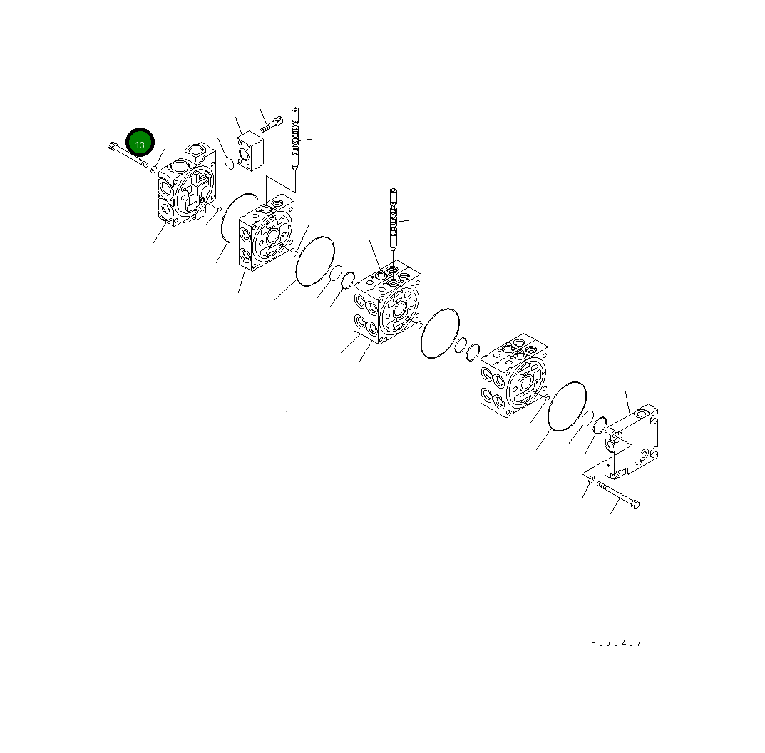 Болт 723-11-32770  Komatsu