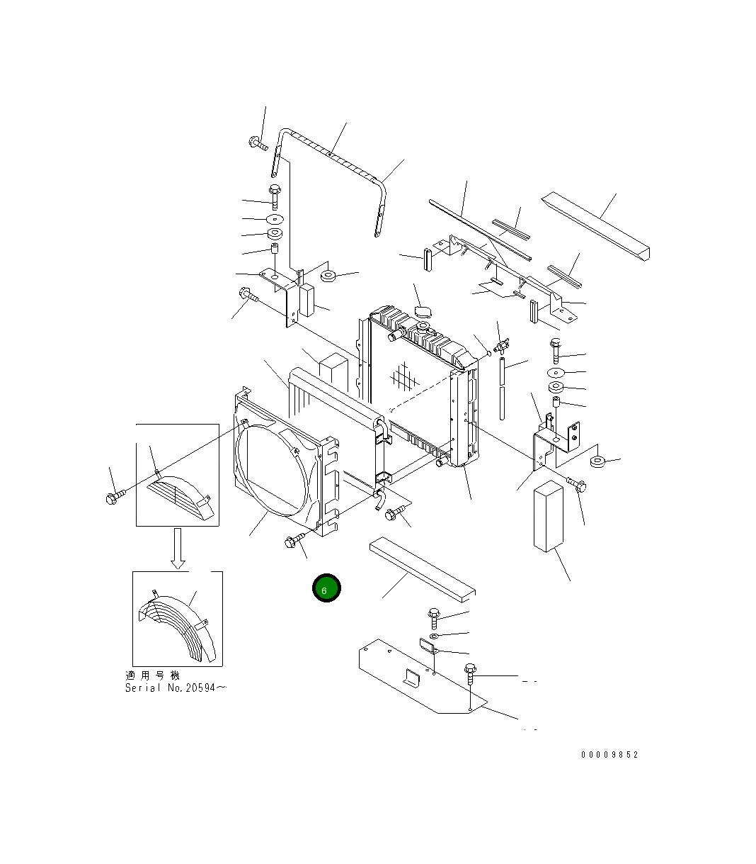 Болт 363-03-31340 Komatsu