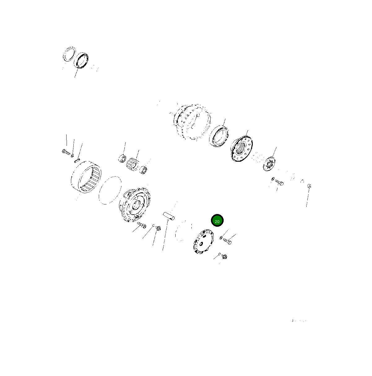 Крышка 425-22-32620 Komatsu