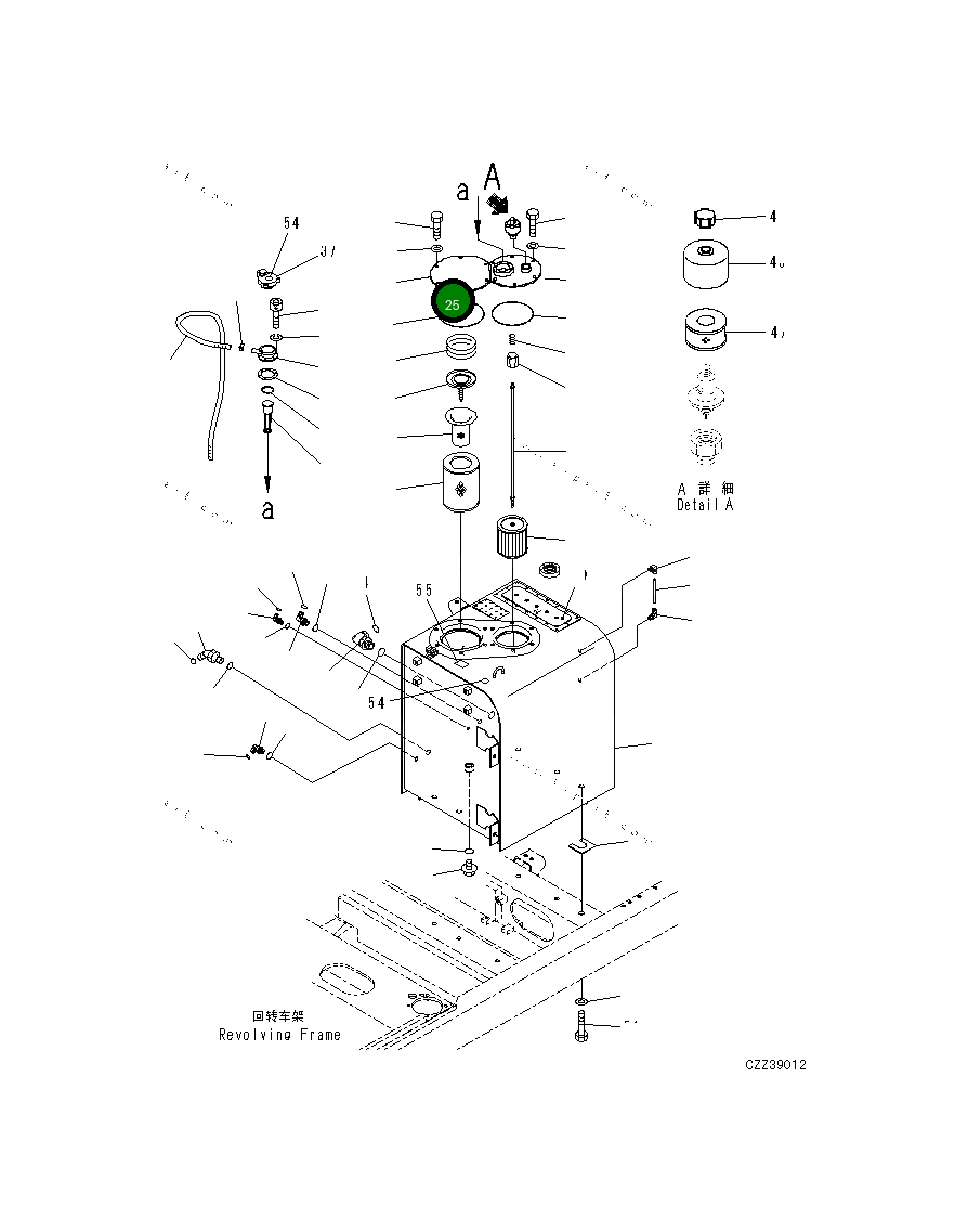 Крышка 207-60-77131 Komatsu
