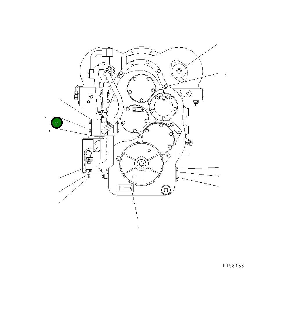 Болт DC8051112010 Komatsu