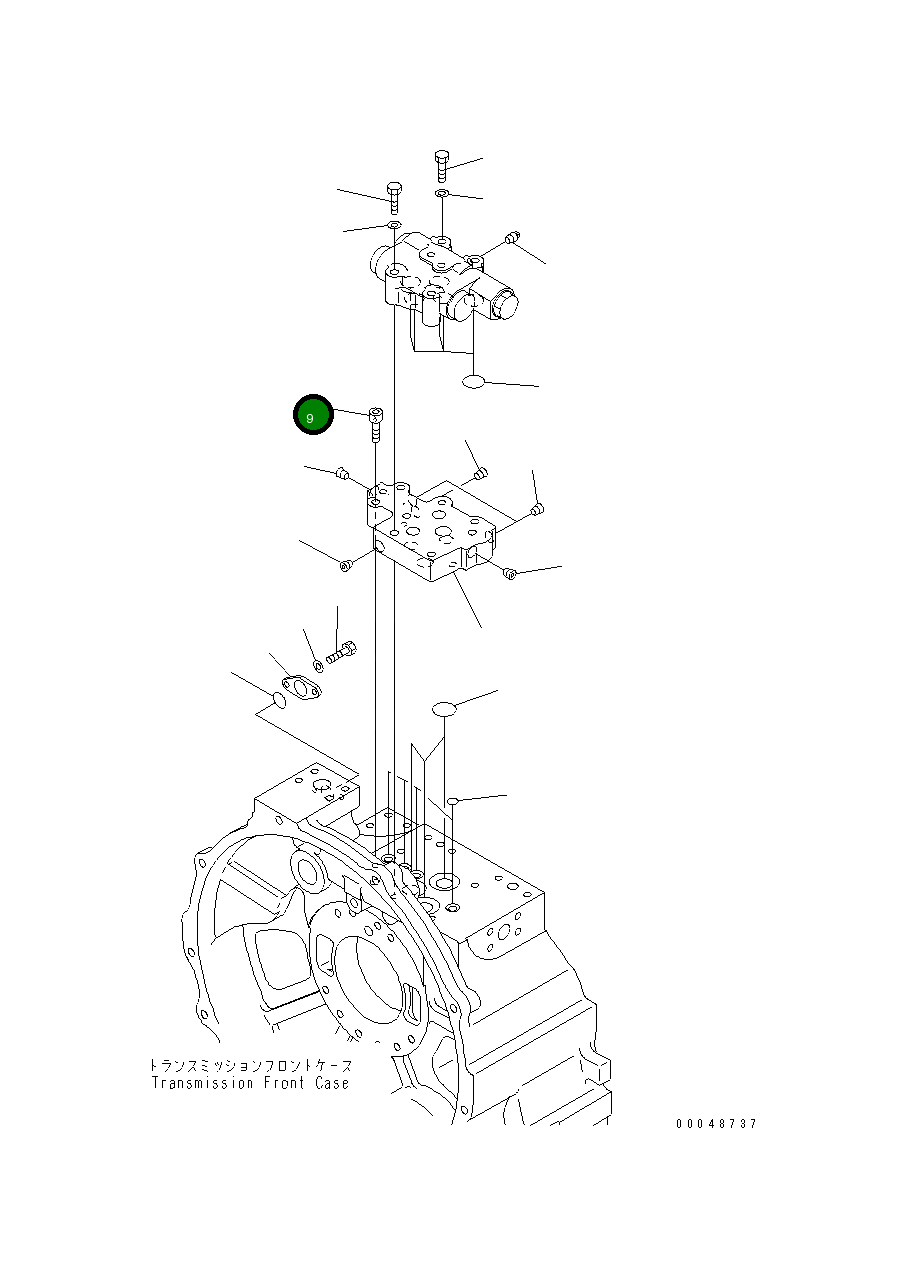 Болт 01252-71065 Komatsu