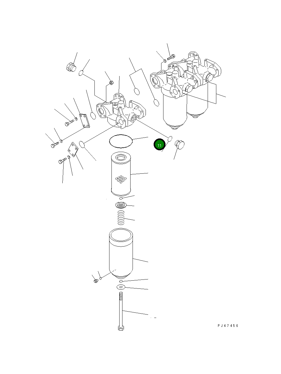 Кольцо уплотнительное (O-Ring) 41E-16-11230 Komatsu