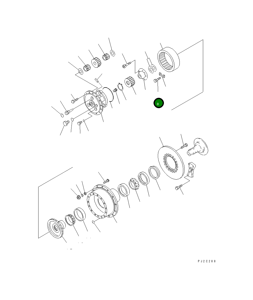 Болт 20G-22-22140 Komatsu