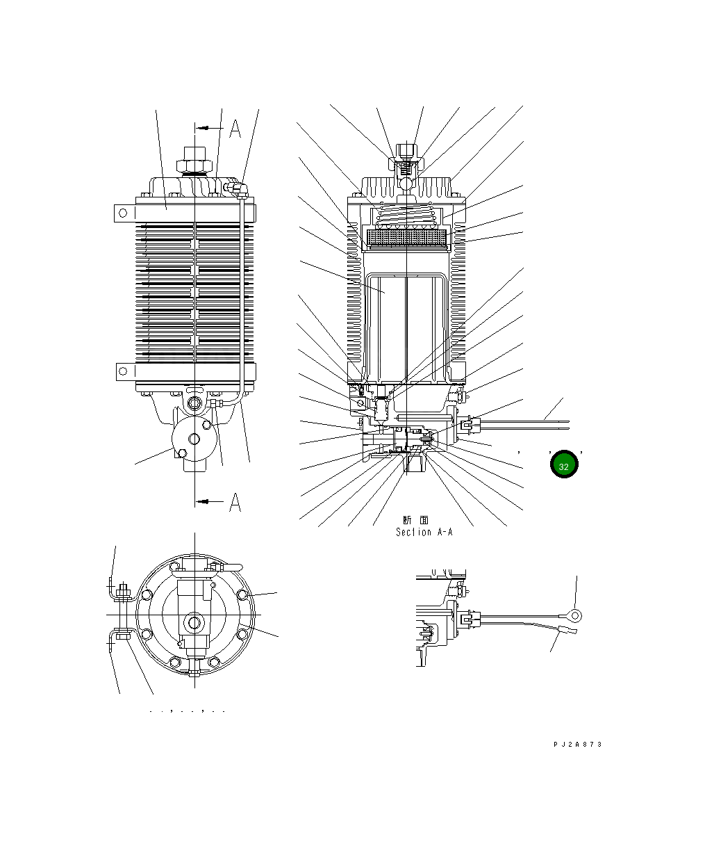 Кольцо уплотнительное (O-Ring) 566-35-6A970 Komatsu