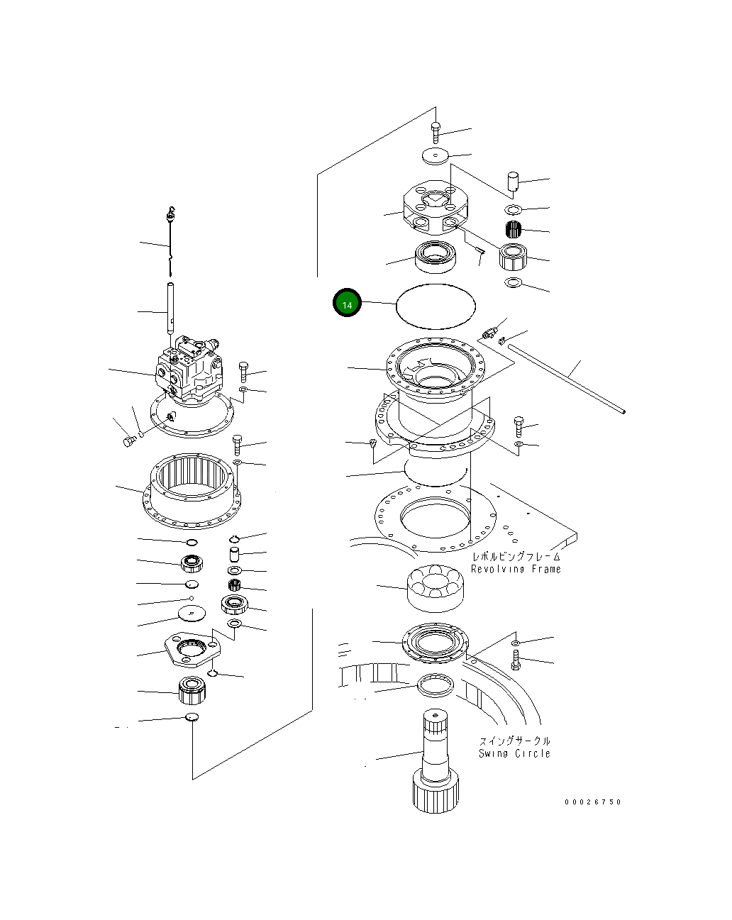 Кольцо уплотнительное (O-Ring) 07000-55390 Komatsu