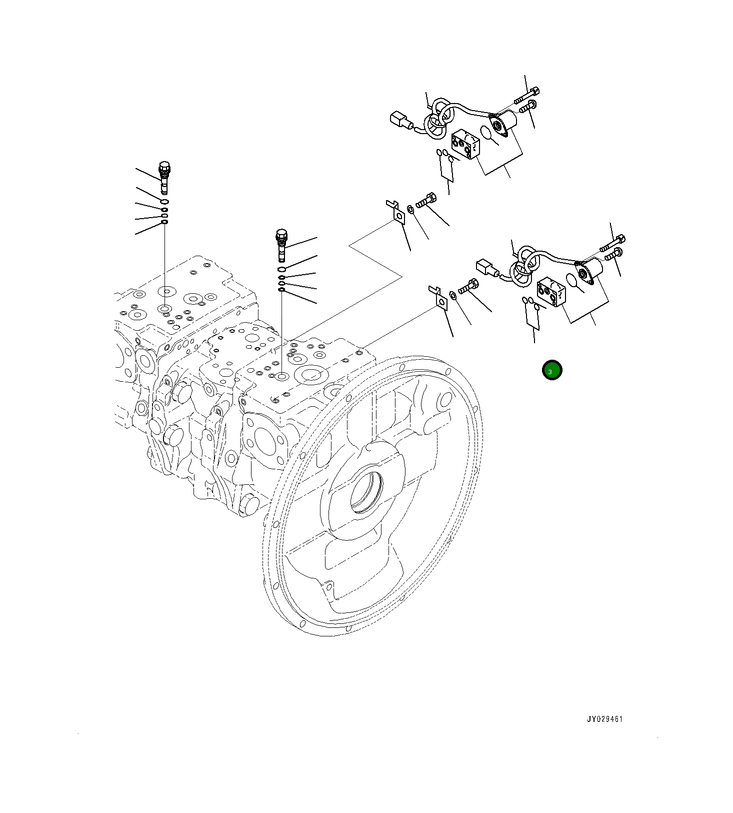 Кольцо уплотнительное (O-Ring) 720-1L-15430 Komatsu