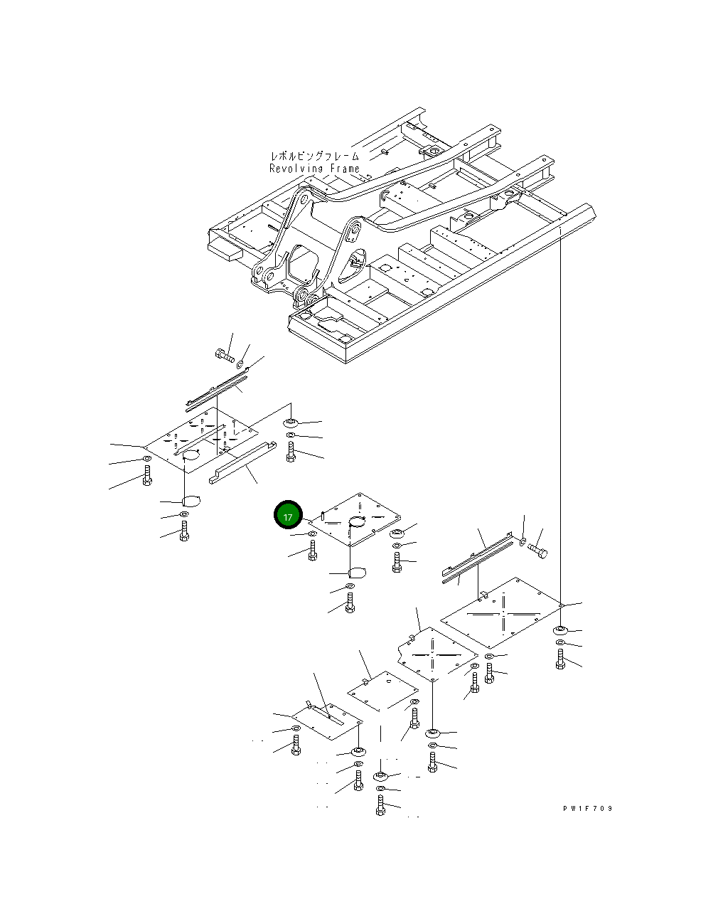 Крышка 208-54-63122  Komatsu