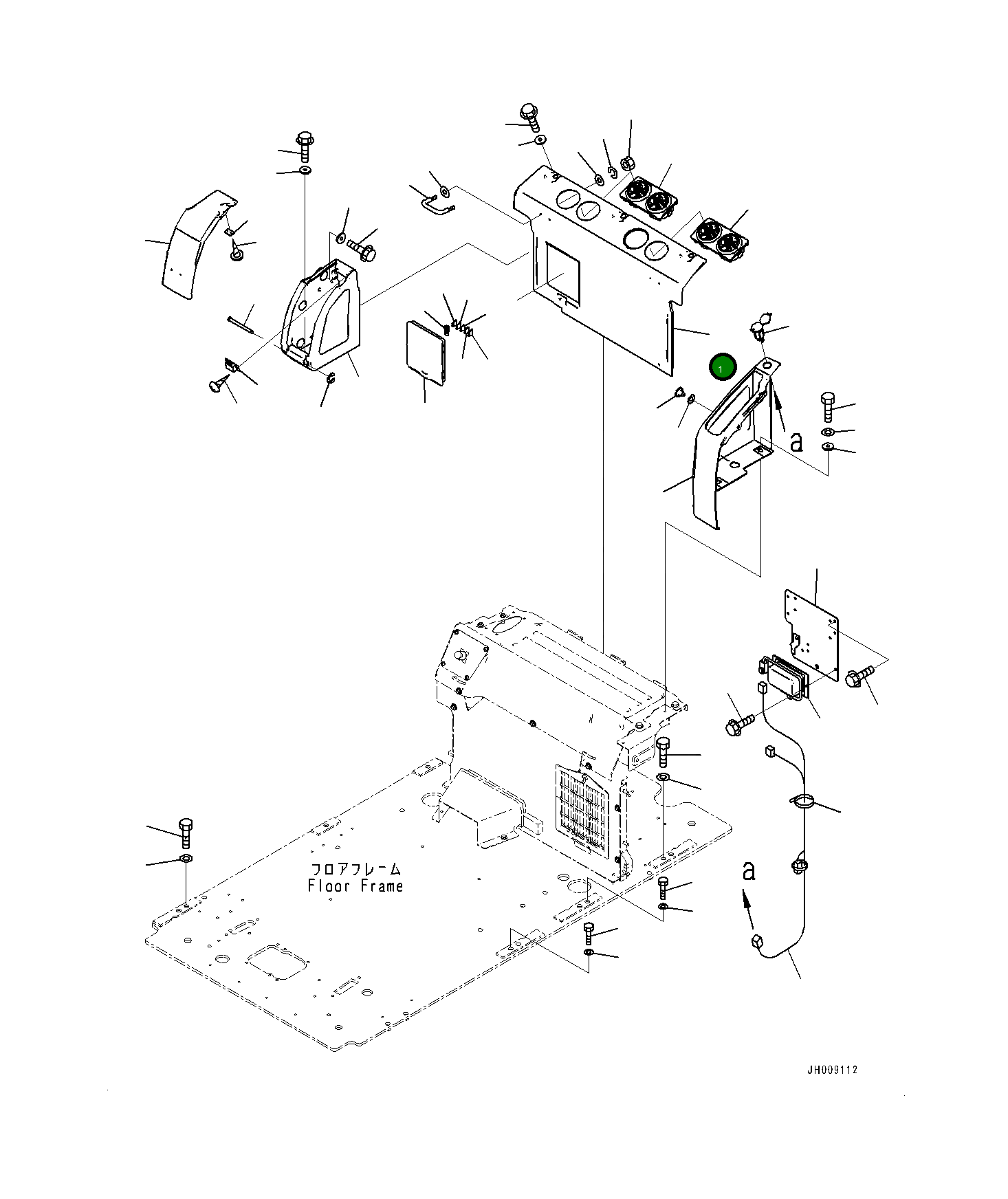Крышка 20Y5312371 Komatsu