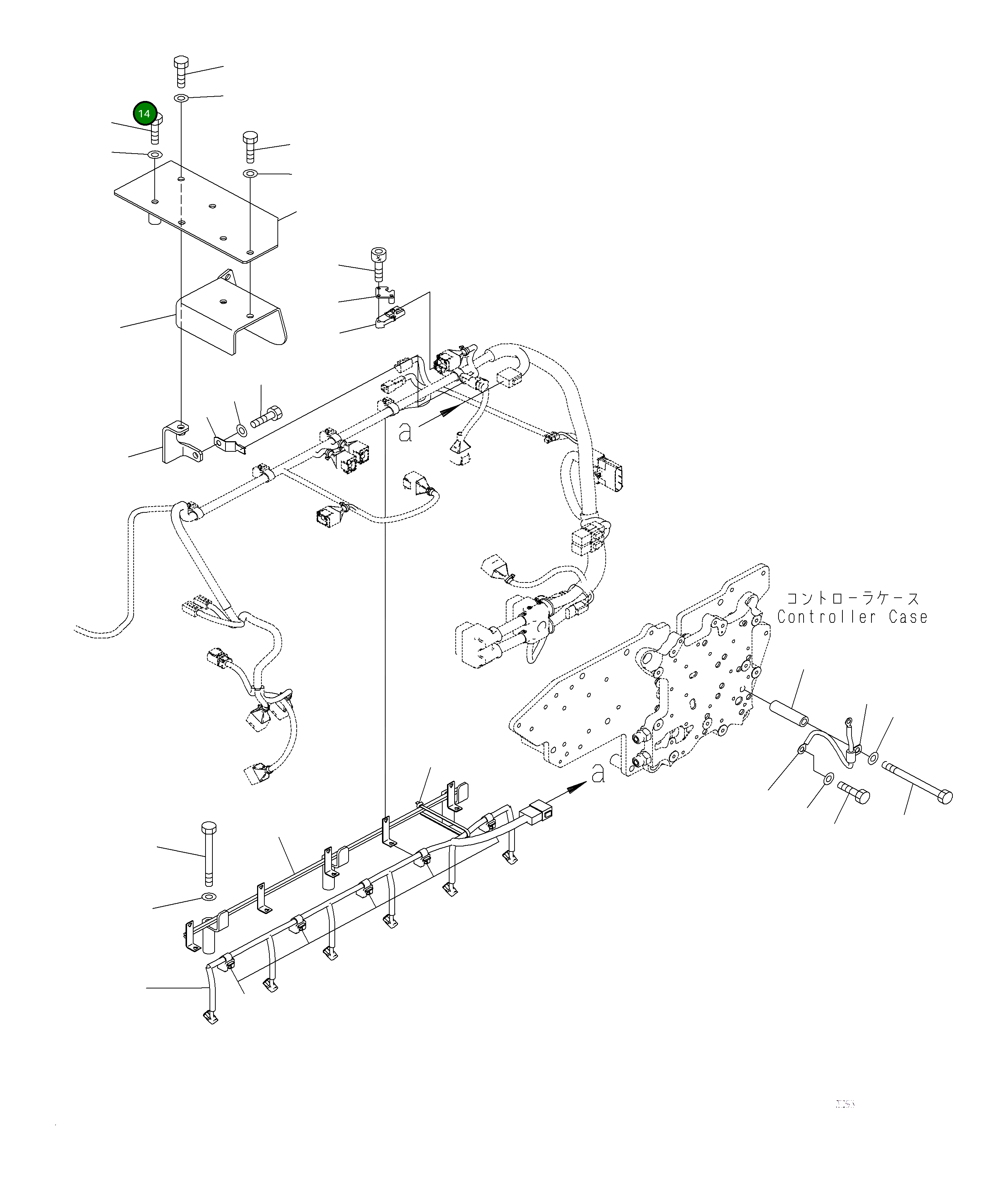 Крышка 6252-71-6352 Komatsu