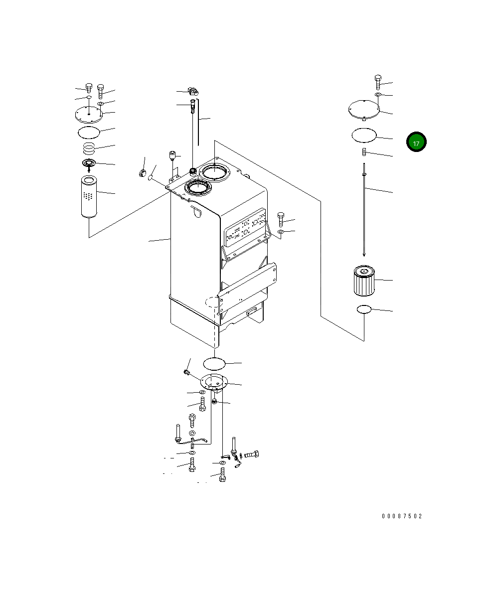 Кольцо уплотнительное (O-Ring) 07000-A5230 Komatsu