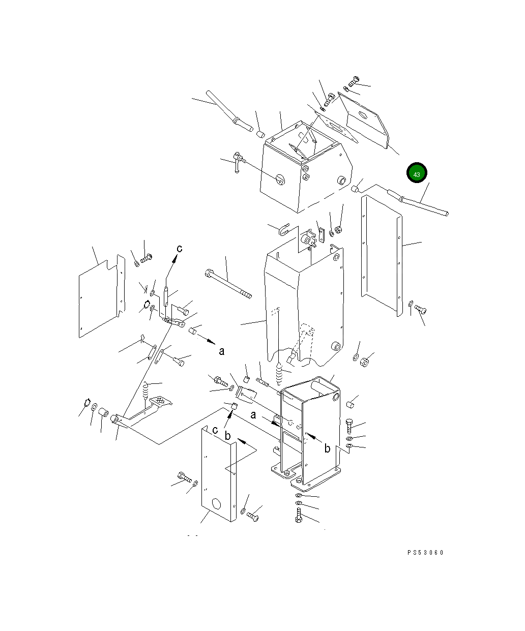 Крышка 23F-843-1720 Komatsu