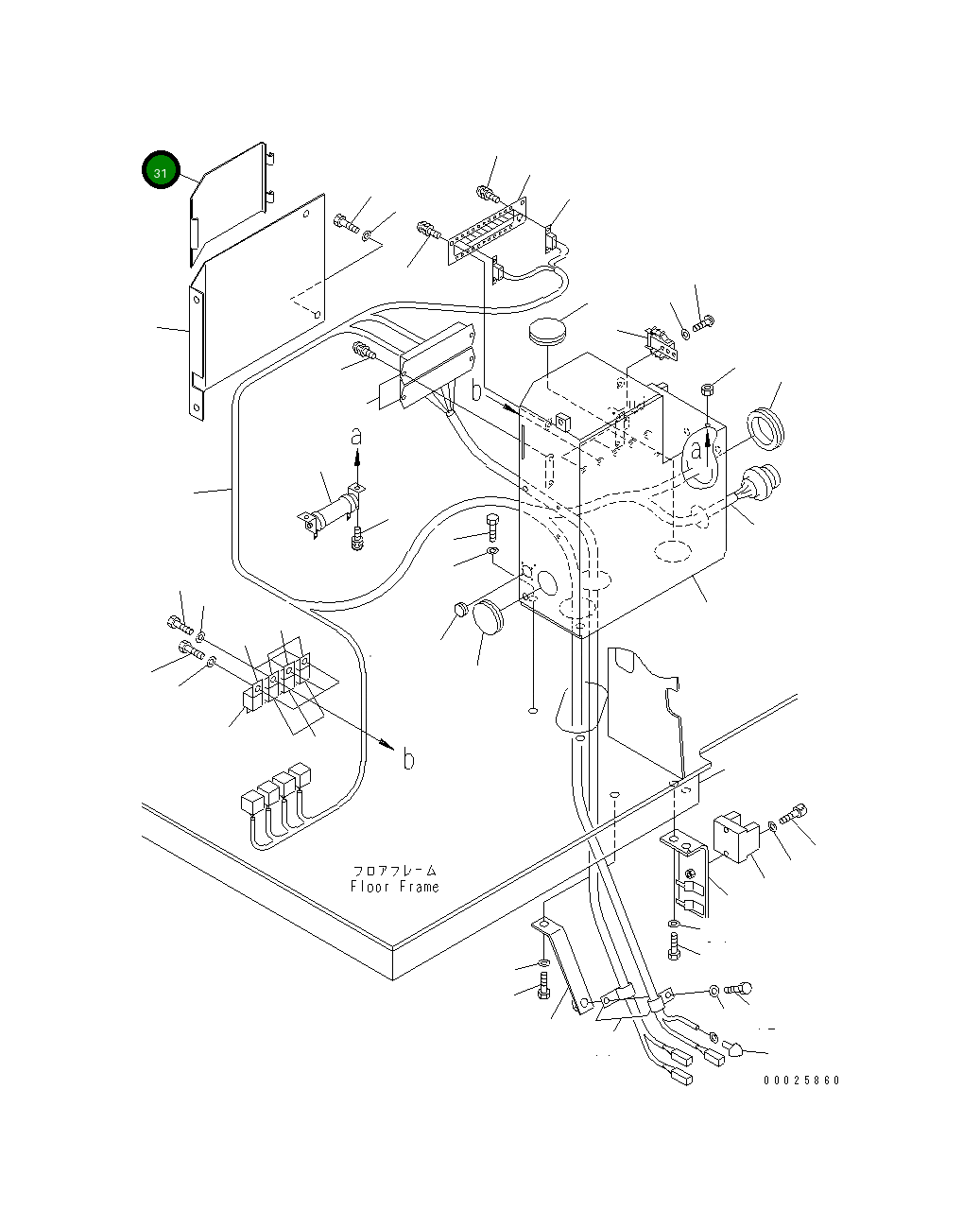 Крышка 19M-06-32630 Komatsu