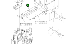 Крышка 21N-53-33151 Komatsu