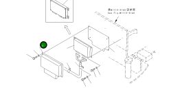 Крышка 20U-06-21141 Komatsu