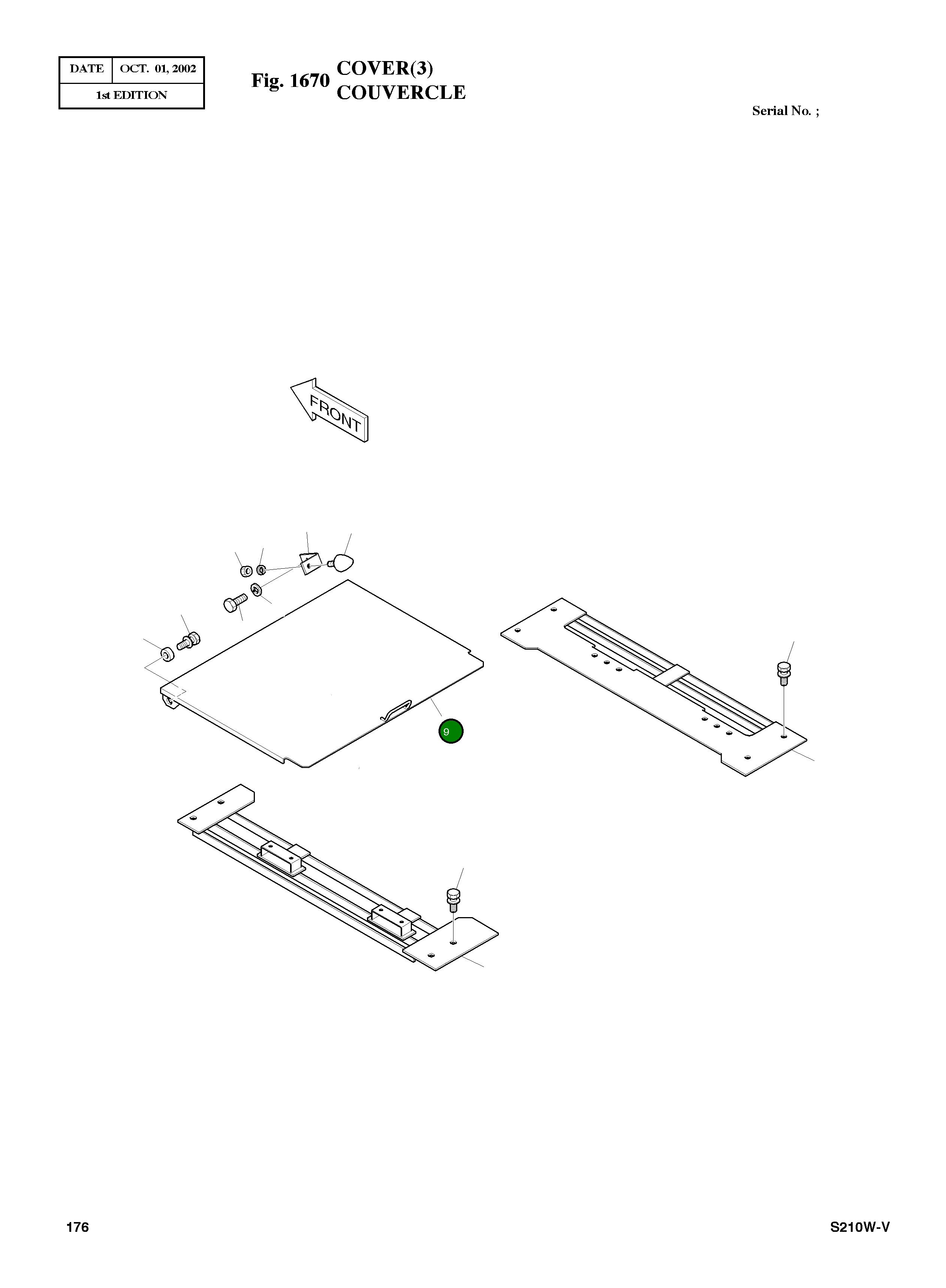 Крышка 621-02027 Komatsu