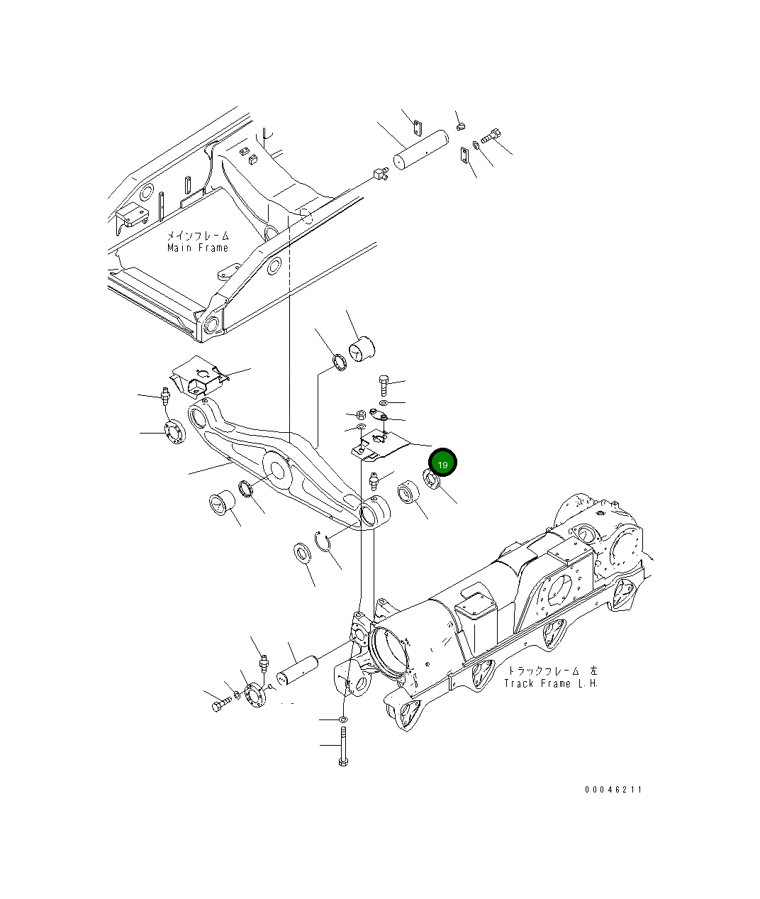 Крышка 195-50-52310 Komatsu
