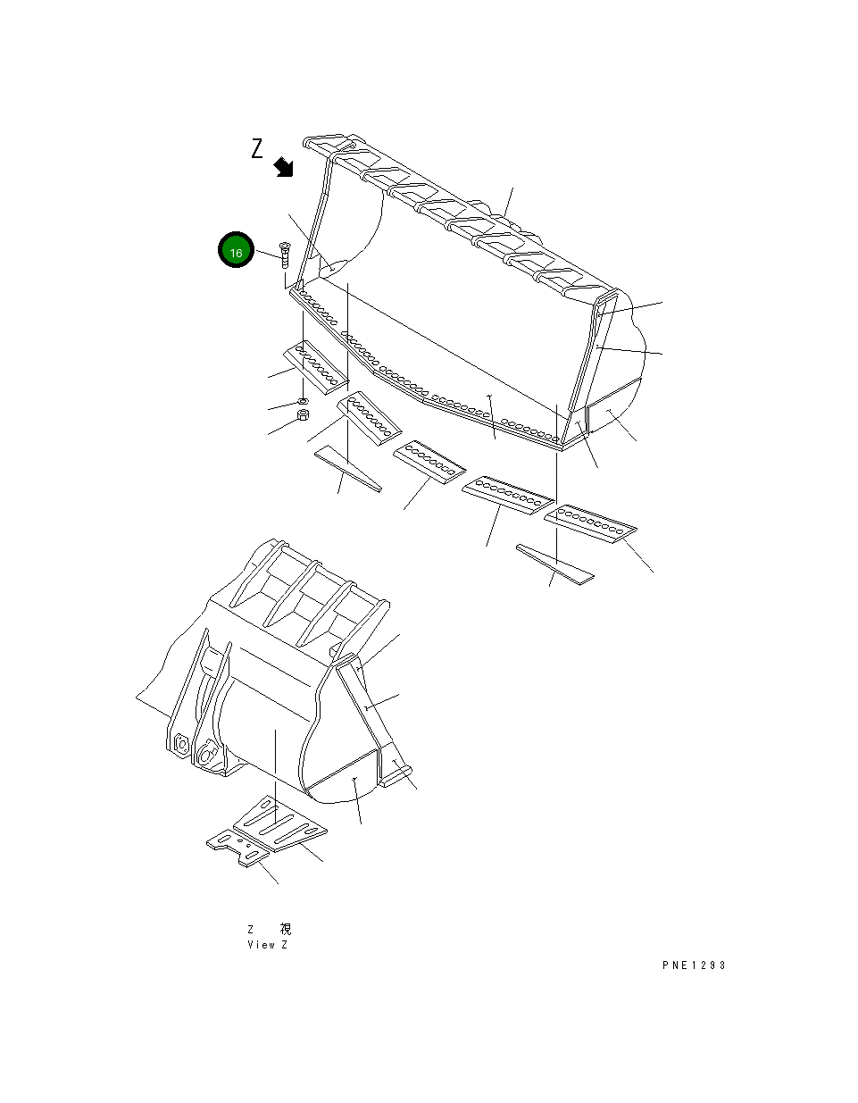 Болт 02091-12005 Komatsu