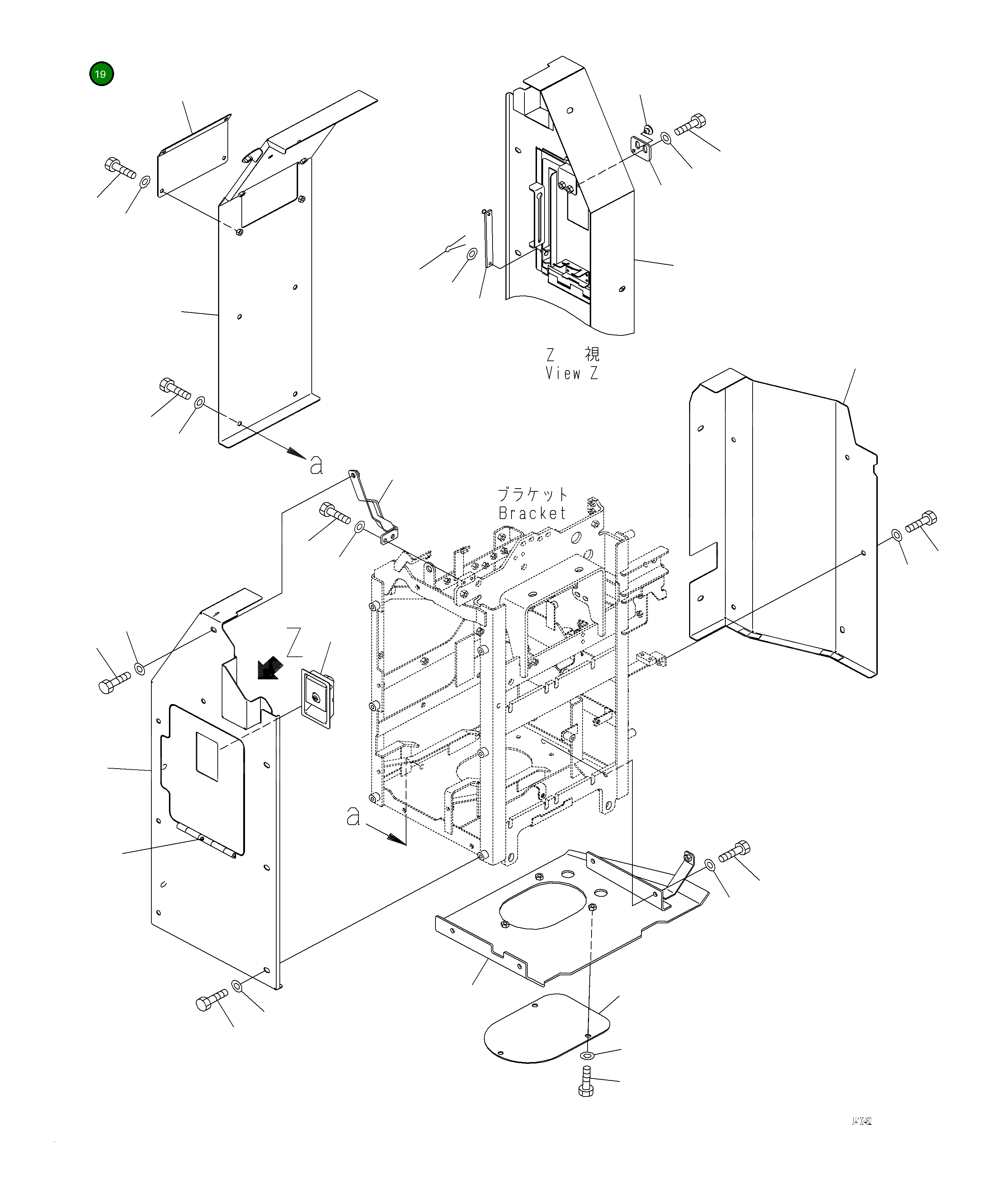 Крышка 421-43-68940 Komatsu