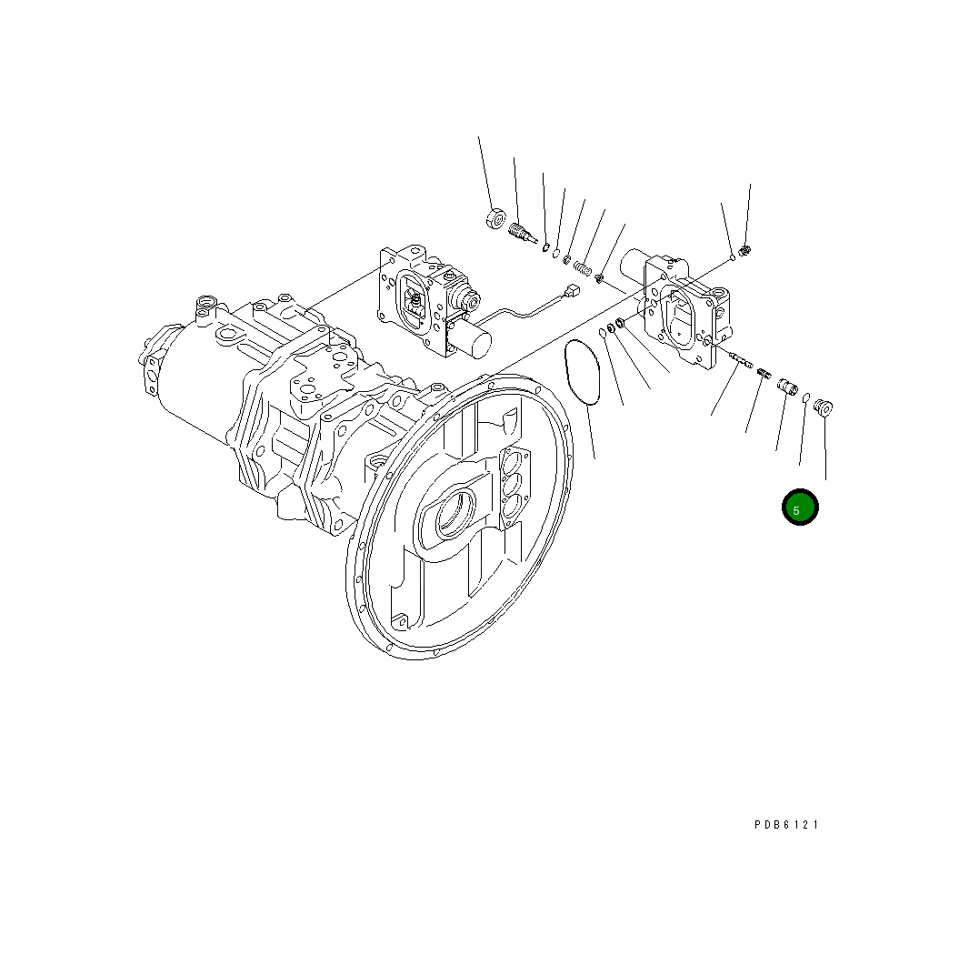 Кольцо уплотнительное (O-Ring) 07002-52034 Komatsu