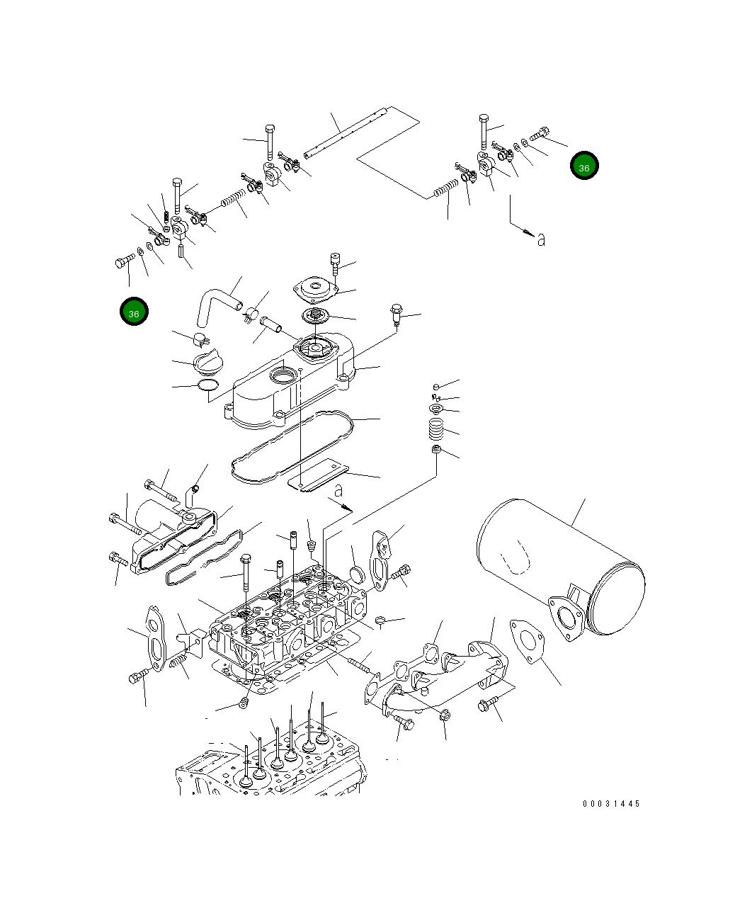 Болт 460-122 Komatsu