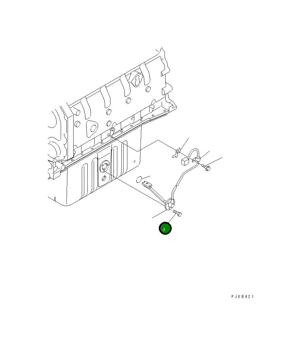 Болт 6733-71-5680 Komatsu