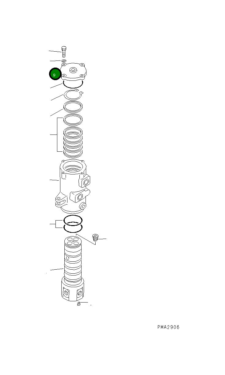 Крышка 703-08-93510  Komatsu