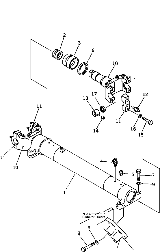 Болт 01011-62245  Komatsu